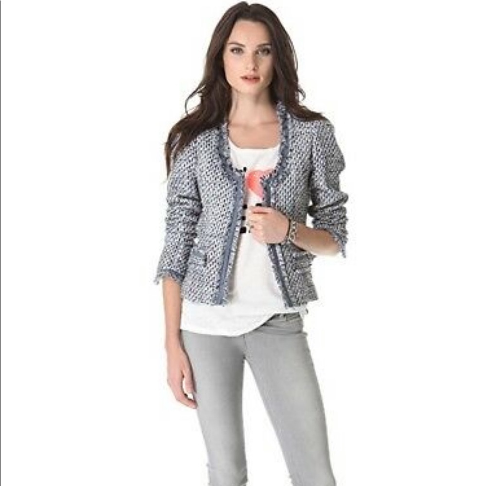 Madison Scotch Boudin Blue Tweed jacket